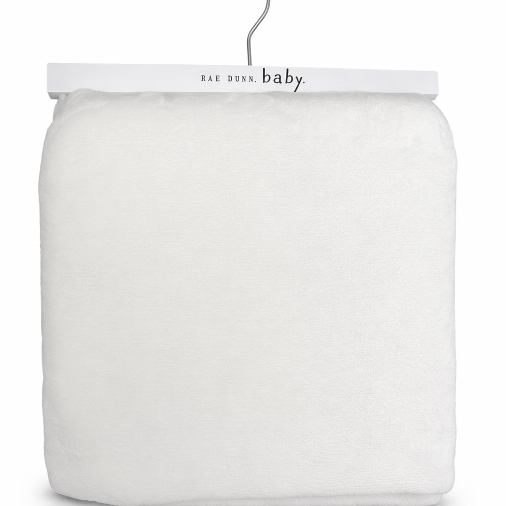 Rae Dunn Baby Blessed White Blanket - Picture 2 of 2